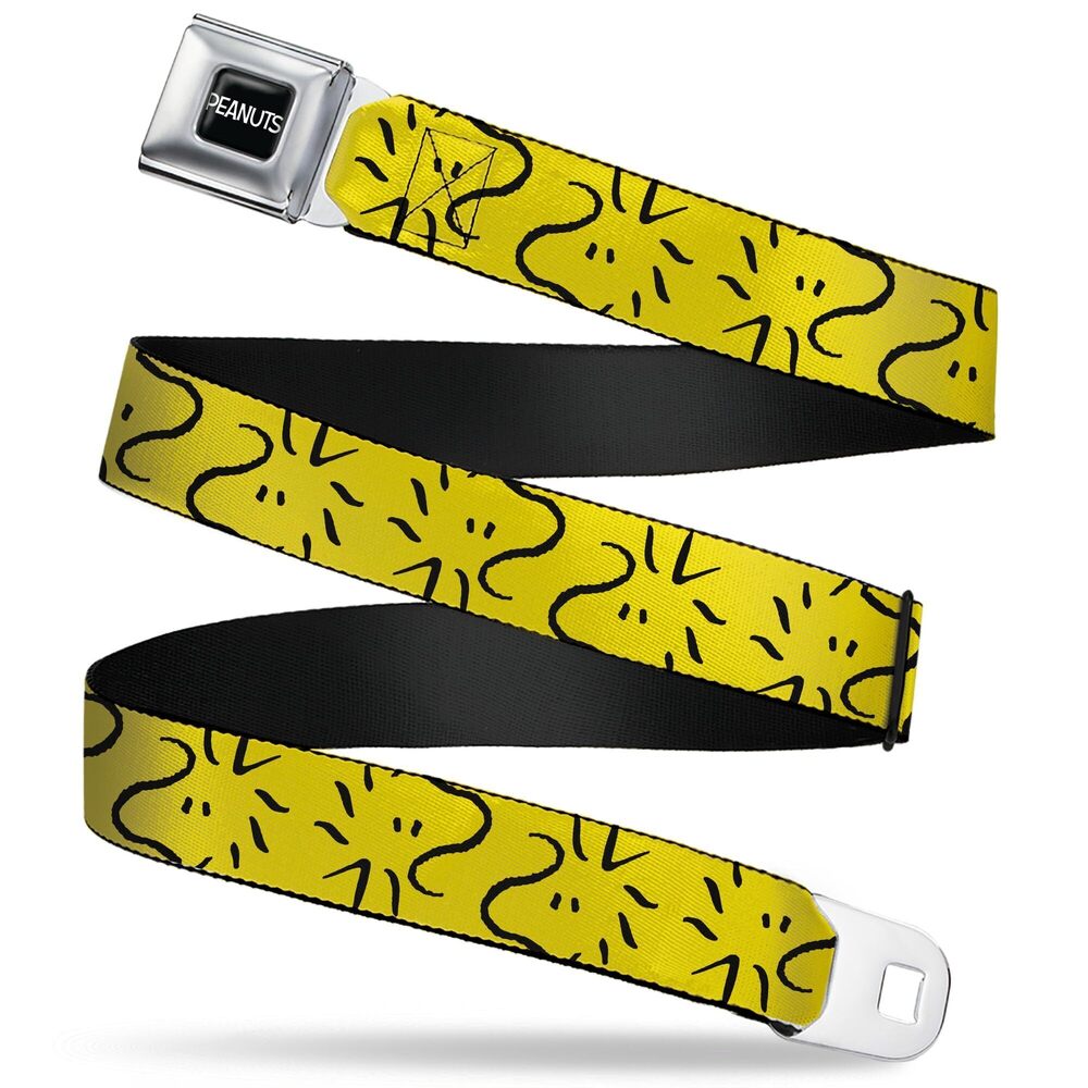 4861 Peanuts Worldwide LLC Belt, Seatbelt Buckle Belt, Peanuts Woodstock